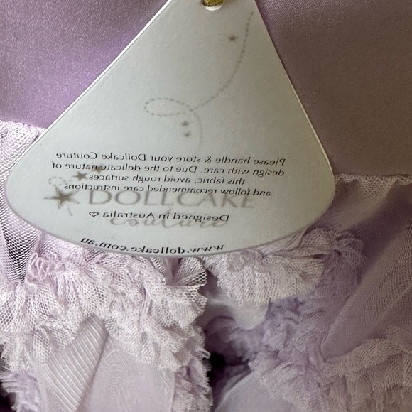 Dollcake couture My Dream purple gown. Size 4 - Picture 9 of 9